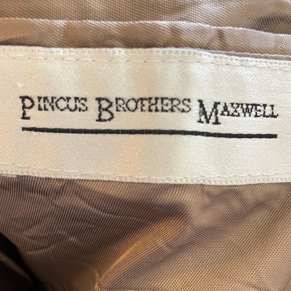 Vintage Men's PBM Pincus Brothers Maxwell 100% Cashmere Burgundy Jacket Blazer - Picture 12 of 13